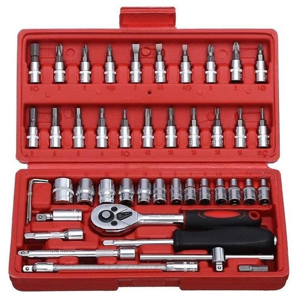 TOOL KIT 46 PCS SOCKET WRENCH