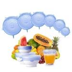 Silicon Lids Covers Flexible & Stretchable Lids Cover for Bowls (Set of 6)