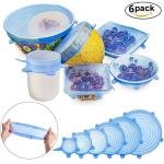 Silicon Lids Covers Flexible & Stretchable Lids Cover for Bowls (Set of 6)