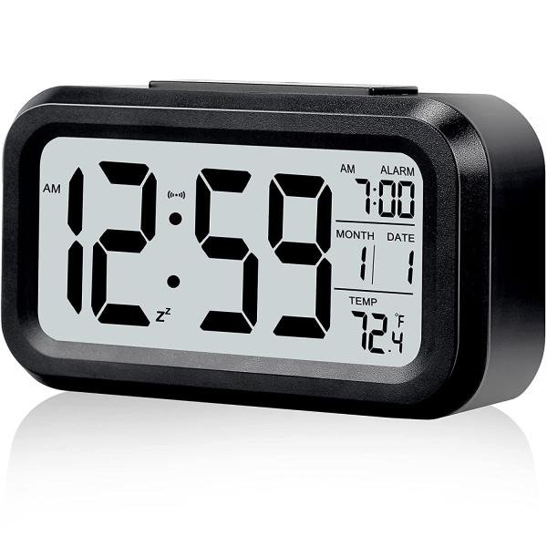 Digital Black Alarm Clock