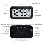 Digital Black Alarm Clock